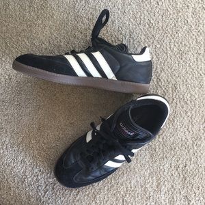 Unisex Adidas Sambas Black and White